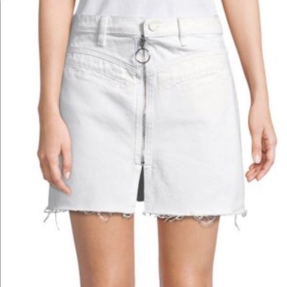 Blank NYC Dresses & Skirts - BlankNYC | Women’s White Denim A-Line Mini Skirt | Size 30 | NWT